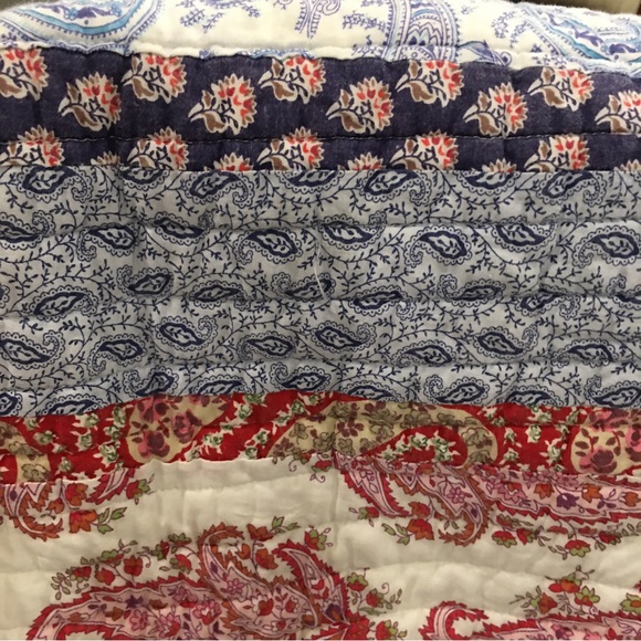 Boho Patchwork paisley pillow sham Brittanica Home Fashions Standard Twi… - Picture 3 of 10